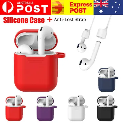 $3.21 • Buy Skin Anti Lost Strap Airpod Case Shockproof Holder For Apple Airpods Case Cover