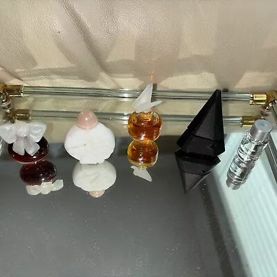 Vintage Miniature Mini Perfume Bottles Lot Of 5 Various Brands • $15.96