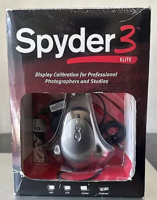 Datacolor Spyder3 Elite USB Display Calibration For Professional Photographers • $125