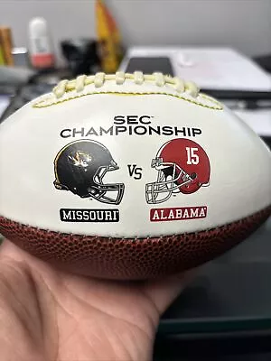 Missouri Mizzou Alabama SEC Championship Mini Commemorative Football 2014 • $9.99