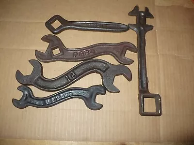 Lot Of Five Vintage Farm Equipment Wrenches • $19.99