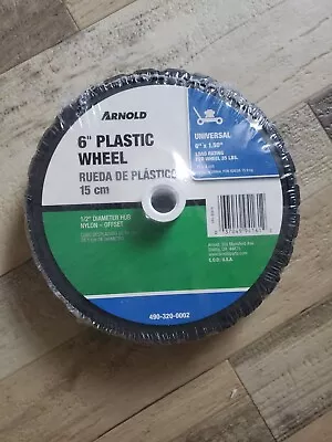 6-Inch Plastic Universal Offset Replacement Lawn Mower Wheel -490-320-0002 • $8