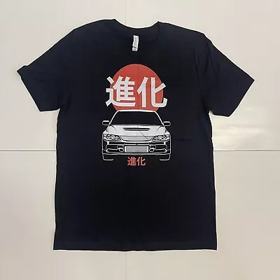 Mitsubishi Evo (Evolution) Japan Black T Shirt Size Large • $29.99