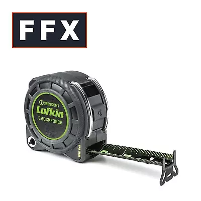 Crescent Lufkin Shockforce Night Eye Dual Sided Tape Measure 5m Metric 30mm • £30.13