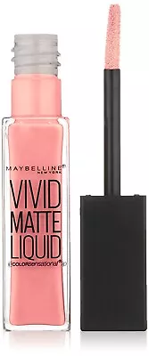 Maybelline Color Sensational Vivid Matte Liquid Lipstick 15 Pink Charge 0.26 Oz • $6.34