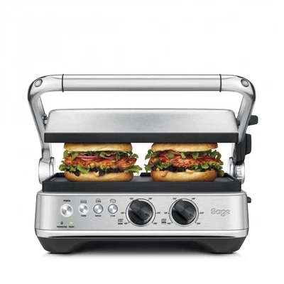 £129.99 • Buy Sage The BBQ & Press Grill SGR700BSS 1800W Removable Plates Brushed Steel-