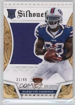 2013 Panini Crown Royale Retail Silhouettes /49 Marquise Goodwin #25 Rookie RC • $4.68