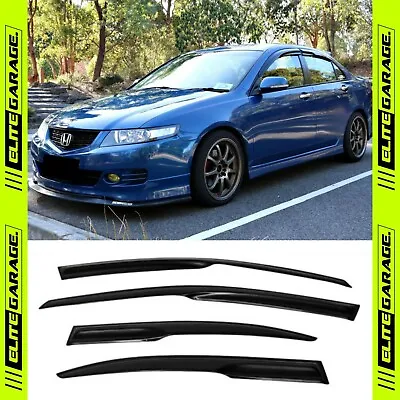 Fits Honda Accord Euro CL9 Side Window Mugen Style Visors WeatherShields (03-07) • $99