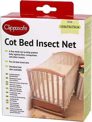 Clippasafe Cot Bed Insect Net • £17.64