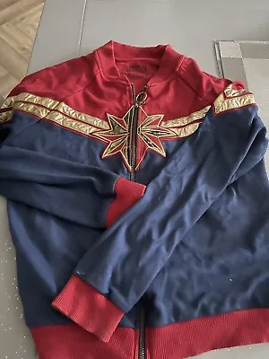 Marvel Disneyland Original Capt Marvel Jacket Size M (age 13) Women Size 8/10 • £25