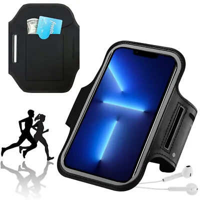 Sports Gym Armband Case Running Exercise For Apple IPhone 15 14 13 12 Pro Max • $20.89