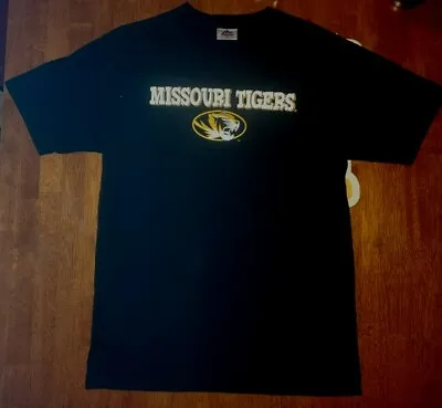 University Of Missouri Mizzou Tigers Beat KU 2-Sided Adult Medium T-shirt Black • $5.89