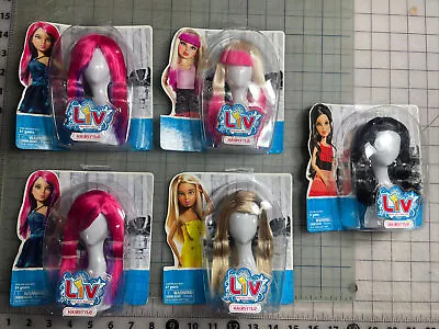 LOT OF 5 Liv 2009-10 Real Girls Real Life Hairstyle Wig FITS MONSTER HIGH CAM • $30