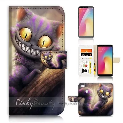 ( For Oppo A73 ) Flip Wallet Case Cover P21073 Cheshire Cat • $12.99