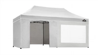 $442.49 • Buy Gazebo Marquee: Instahut - 3x6m Outdoor Gazebo Walls - White