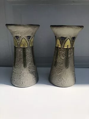 Roseville 164-8” Pair Of Mostique 8” Vases  • $170