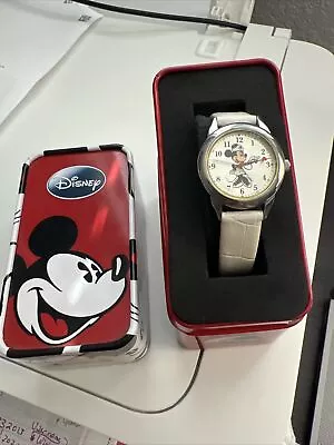 Disney Women's Minnie Mouse Nurse White Strap Watch NEW In Box • $9.99