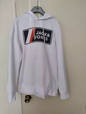 White Mens/Boys With Jack Jones Hoodie  • £9.99