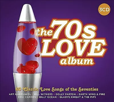 Various Artists : The 70s Love Album CD 3 Discs (2017) FREE Shipping Save £s • £3.68