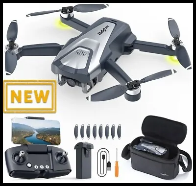 Holyton HT50 GPS Drone 4K Adjustable UHD Camera Brushless Motors Follow Me RTF • $119.95