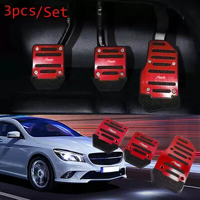 For Ford Toyota Audi Car Red Racing Sports Non-Slip Manual Foot Pedals Pad Cover • $11.97