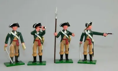 British Quebec Militia Command Set - Soldiers Of The World EA45A Gloss Miniature • $125