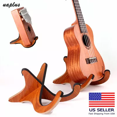 Portable Wooden Stand Bracket Holder Ukulele Violin Kalimba Mandolin Rack US • $10.95