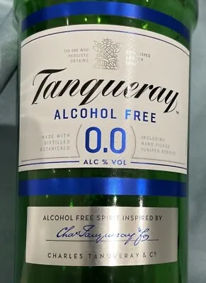 £1.50 • Buy Tanqueray Alcohol Free 70cl Empty Bottle, Crafts, Upcycle, Display