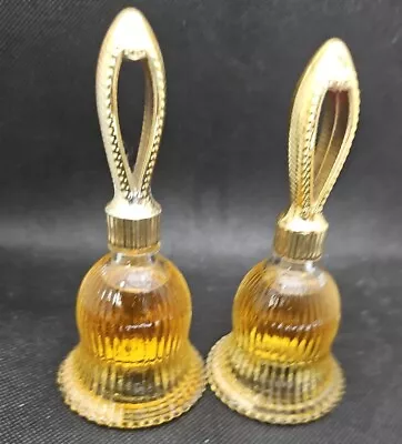 Avon Vintage Occur Fragrance Bell Cologne Lot Of 2 One Missing Bell • $18