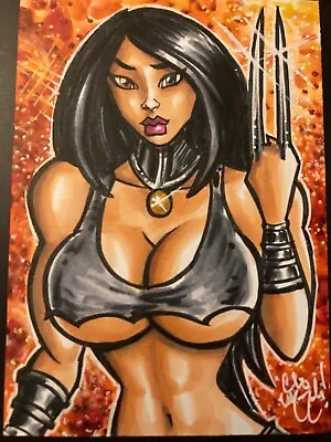 X-23 Laura Kinney Sketch Card Original Art By CHRIS MCJUNKIN MARCH MEGA SALE! • $59.99