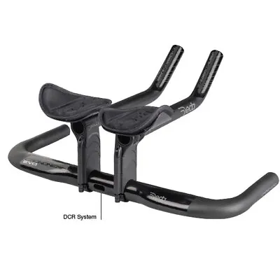 DEDA Crononero EVO TT Time Trial Triathlon Base Handle Bar Extensions J-bend NEW • $189