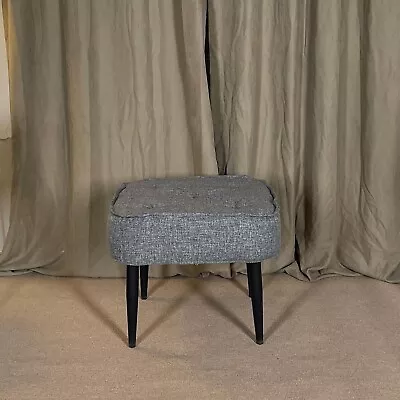 Ottoman Pouffe Storage Box 51 Cm Couch Upholstered Makeup Chair Hallway Bedroom • £29.90