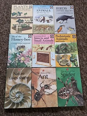 9 Vintage Ladybird Books Nature Series 651 Full Set F E Newing Ronald Lampitt K3 • £39.95