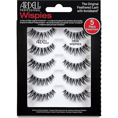 £15.99 • Buy Ardell Lashes Demi Wispies Multipack - 5 Pairs - Feathered Eyelashes Invisiband