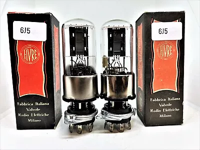 6j5 L63 6j5gt Tube Fivre Italy Preamp Tubes Pair Metal Dac Lampizator Poseidon • $349