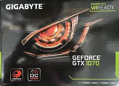 $270 • Buy GIGABYTE GeForce GTX 1070 8G 8GB GDDR5 Graphics Card (GV-N1070WF2OC-8GD)