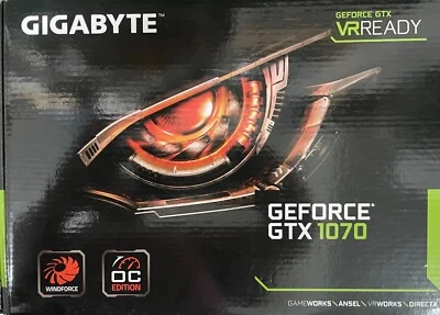 $270 • Buy GIGABYTE GeForce GTX 1070 8G 8GB GDDR5 Graphics Card (GV-N1070WF2OC-8GD)