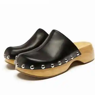 Women's Zara Studded Mule Clog Sz 39 • $45