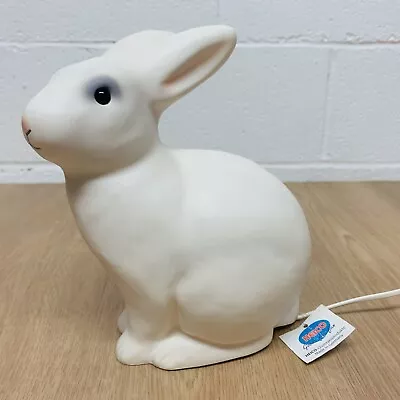 Heico White Rabbit Bunny Themed Night Light Lamp Animal Decorative Plug In • £49.95