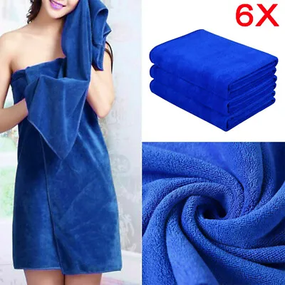 6X Extra Large Quick Drying Microfibre Lightweight Towel Travel Towel Bath Sheet • £13.99