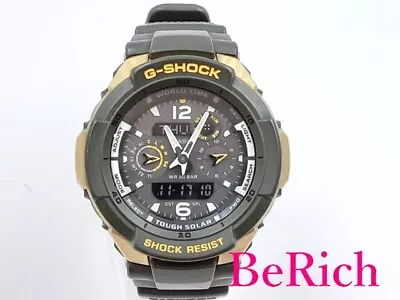 [Japan Used Watch] Casio G-Shock Sky Cockpit Men'S Watch G-1250G Black Dial Resi • $257.01