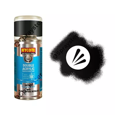 £8.09 • Buy Hycote BMW Black Sapphire Metallic Spray Paint Enviro Can All-Purpose XDBM602