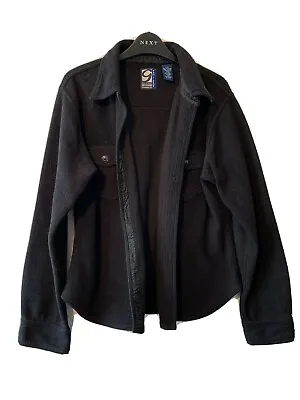 GAP Pro Fleece Button Up Black Jacket  • £19.99