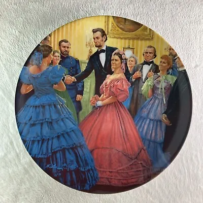 THE INAUGURATION Plate Lincoln Man Of America Abraham Abe Mort Kunstler #2 • $9.95