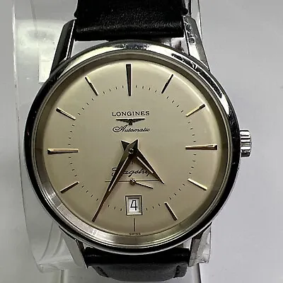 Longines L4.795.4 Flagship Heritage Date Ivory Dial 38mm Automatic Men's Watch • $995