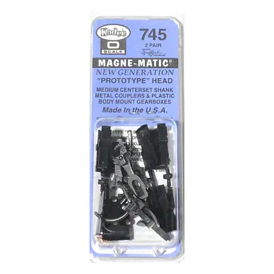 Kadee #745 Type E Medium Centerset Metal Couplers W/ Plastic Gearboxes O Scale • $10.99