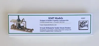 N Scale Steam Yarder Donkey Model Railroad  Craftsman Kit. Logging Lumber • $63