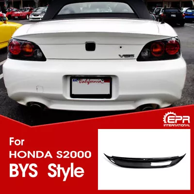 Carbon Fiber BYS Style Ducktail Rear Spoiler Rear Trunk Wing For Honda S2000 • $415