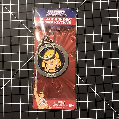 Masters Of The Universe He-Man & She-Ra Spinner Keychain Double Sided Loot Crate • $9.99