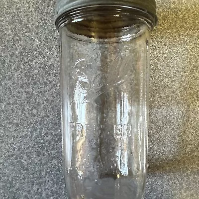 Vintage Ball Freezer Jar W/ Zinc Cap Canning Jar 20oz. • $5